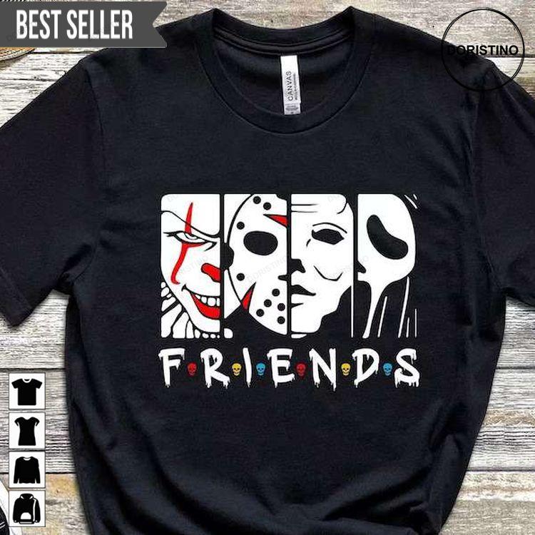 Friends Halloween Horror Movie Short-sleeve Doristino Hoodie Tshirt Sweatshirt