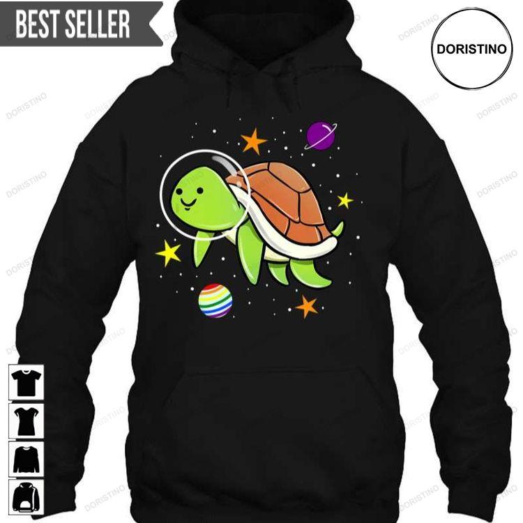 Gay Turtle In Space Unisex Doristino Tshirt Sweatshirt Hoodie