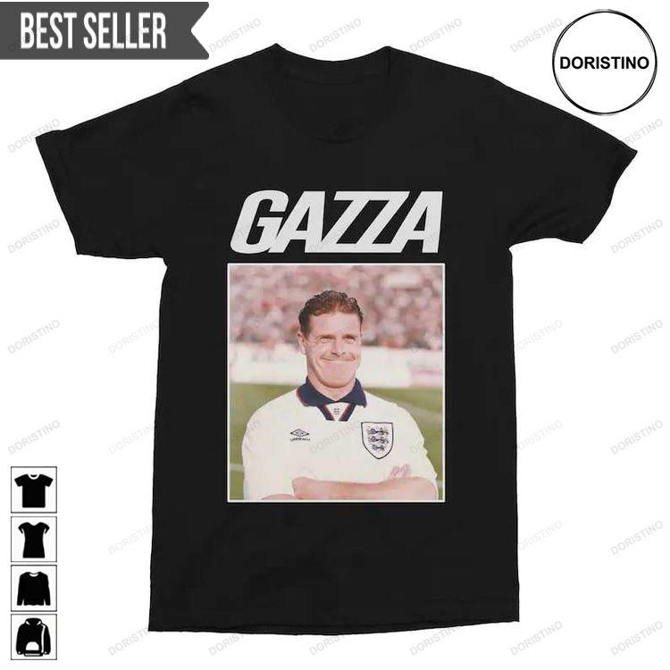 Gazza Paul Gascoigne Unisex Doristino Hoodie Tshirt Sweatshirt