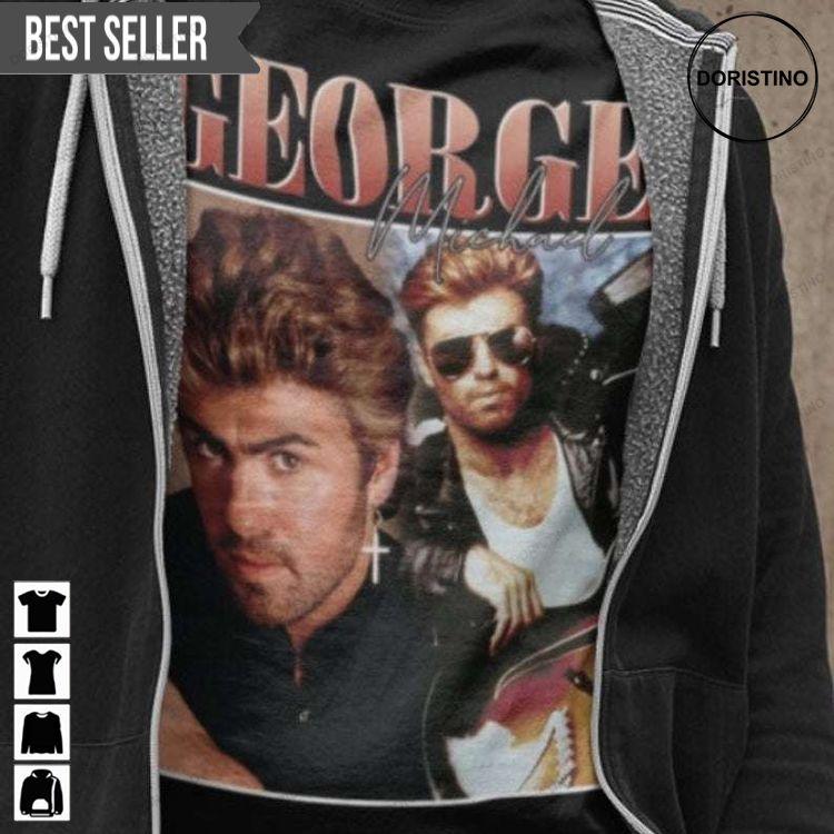 George Michael Unisex Graphic Doristino Hoodie Tshirt Sweatshirt