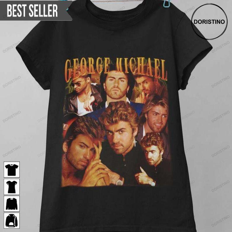 George Michael Vintage Print Doristino Sweatshirt Long Sleeve Hoodie