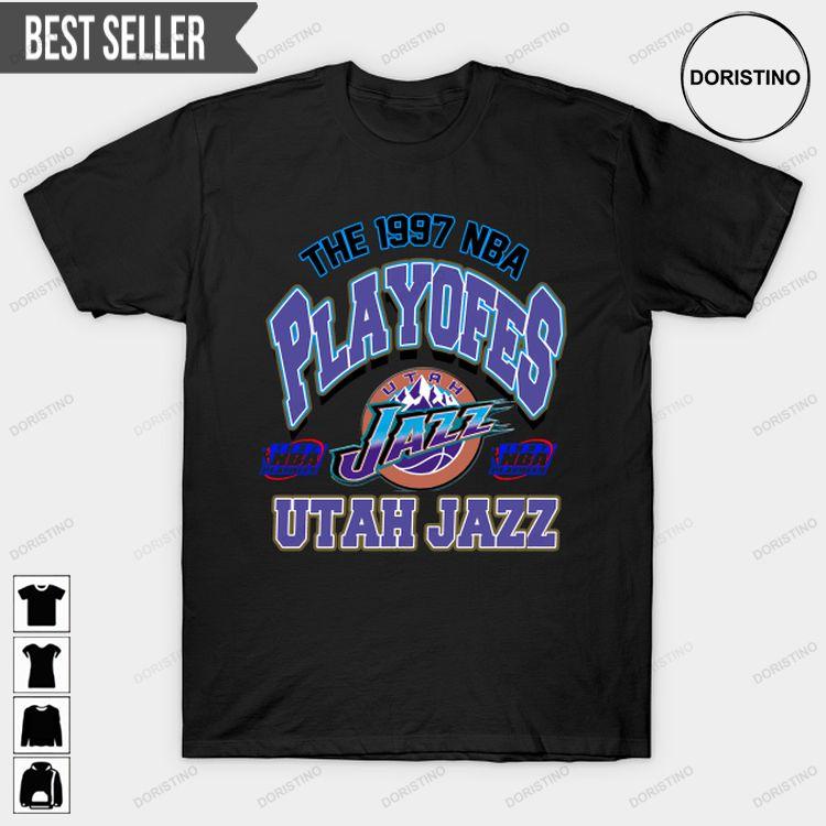 Get Here Vintage 1997 Nba Playoffs Utah Jazz Unisex Doristino Tshirt Sweatshirt Hoodie