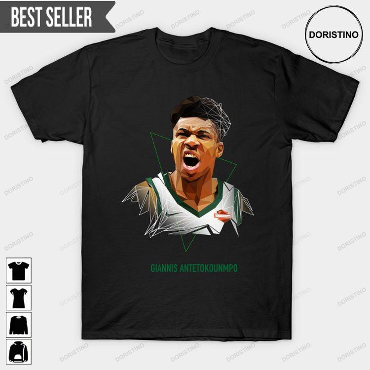 Giannis Antetokounmpo Milwaukee Bucks Doristino Hoodie Tshirt Sweatshirt