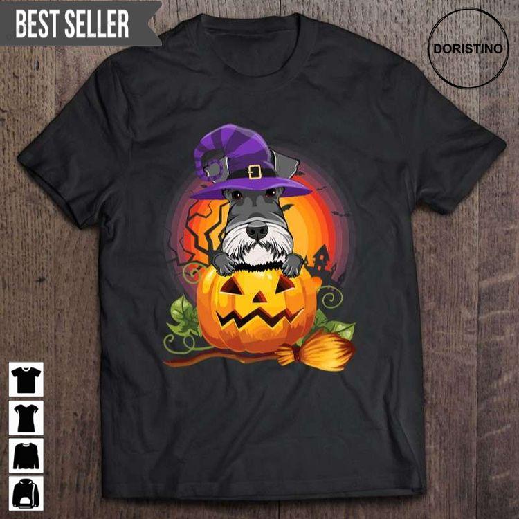 Giant Schnauzer Witch Pumpkin Halloween Unisex Doristino Tshirt Sweatshirt Hoodie