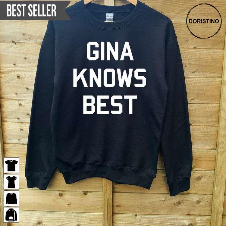 Gina knows best outlet hoodie