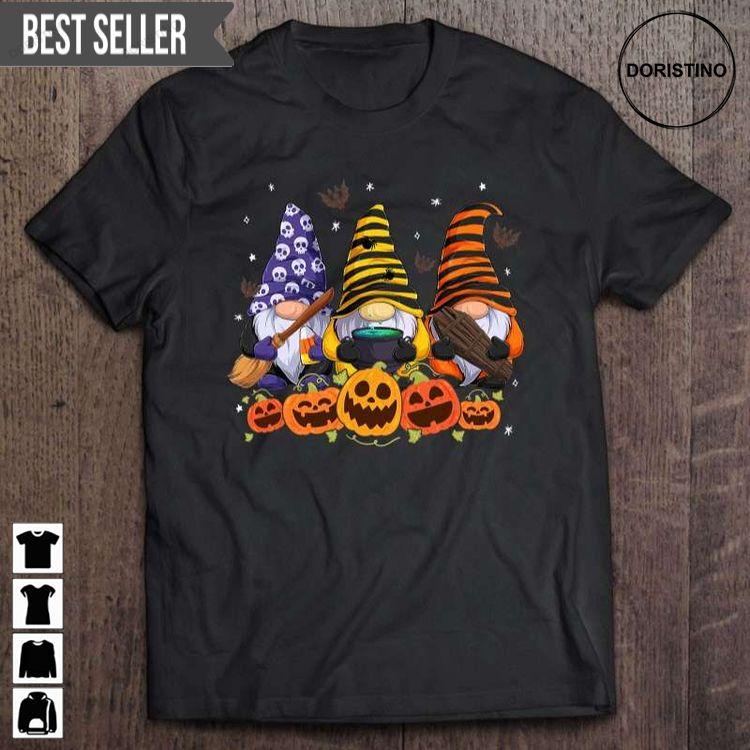 Gnomes Halloween Pumpkin Unisex Doristino Tshirt Sweatshirt Hoodie
