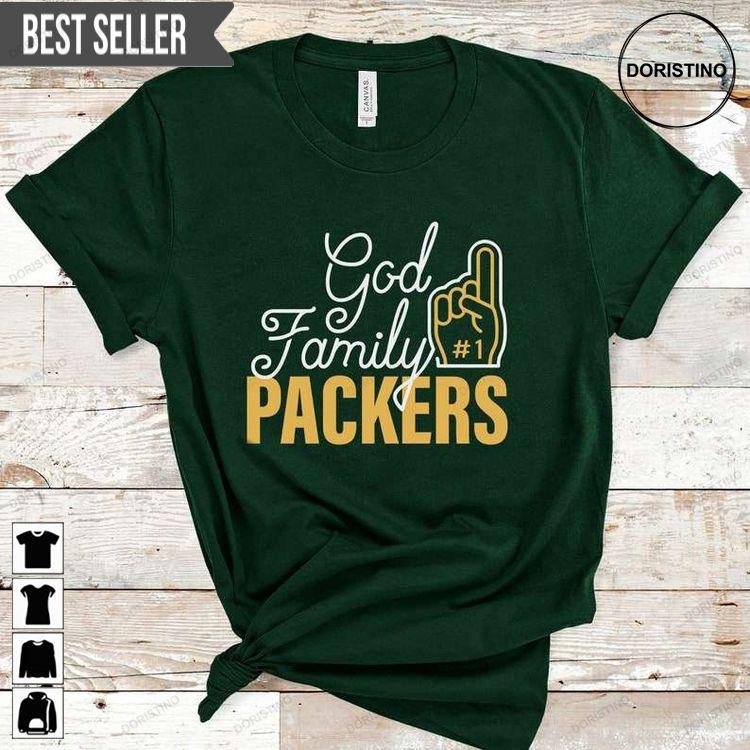 God Family Packers Green Bay Doristino Hoodie Tshirt Sweatshirt