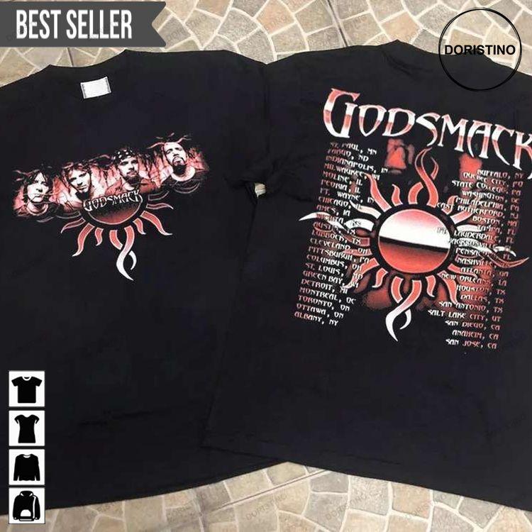 Godsmack Rock Band Tour Short-sleeve Doristino Sweatshirt Long Sleeve Hoodie