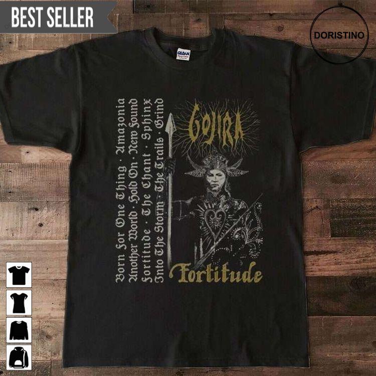 Gojira Fortitude Track List Doristino Hoodie Tshirt Sweatshirt