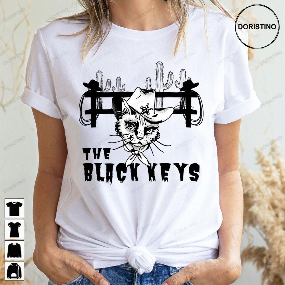 Cat Cowboy The Black Keys Doristino Awesome Shirts
