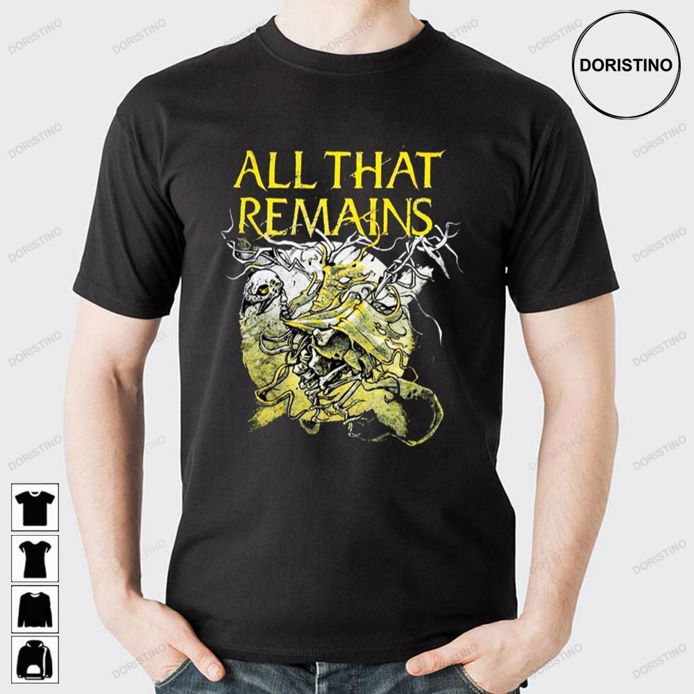 Graphic Yellow Art All That Remains Doristino Limited Edition T-shirts