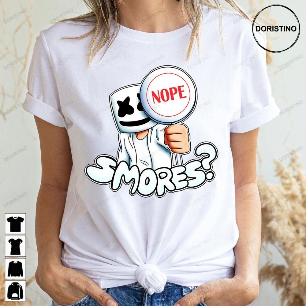 Nope Smores Marshmello Doristino Limited Edition T-shirts