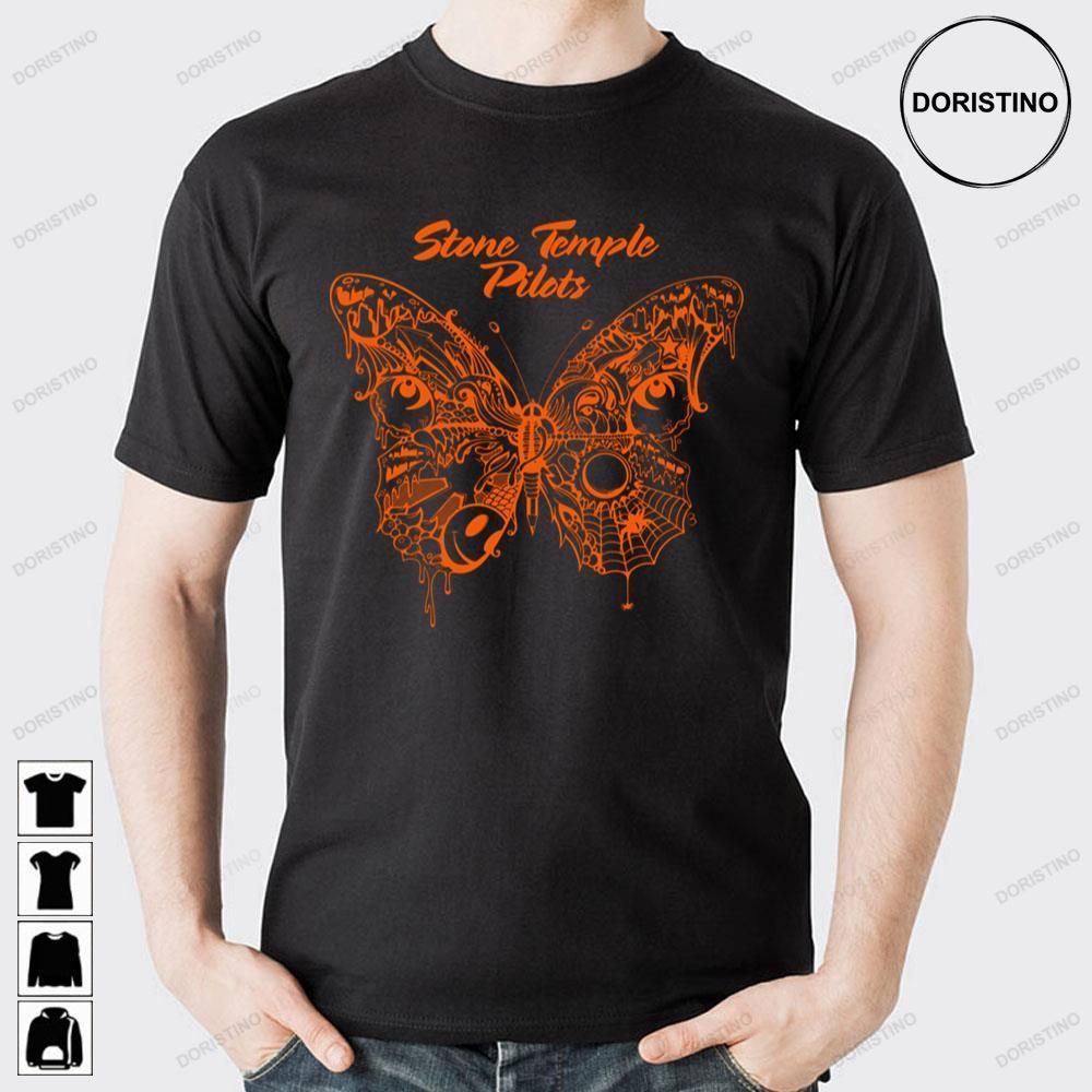 Orange Butterfly Stone Temple Pilots Doristino Awesome Shirts