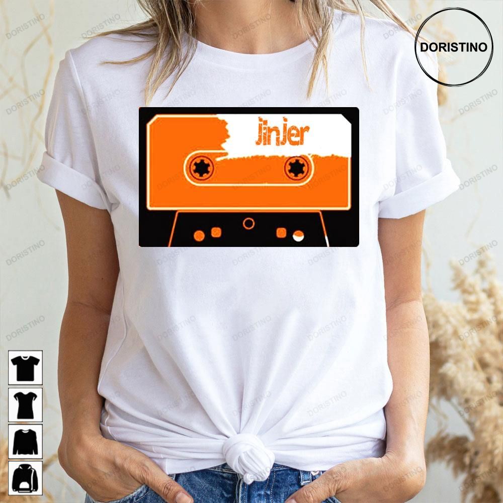 Orange Vintage Cassette Jinjer Band Doristino Trending Style
