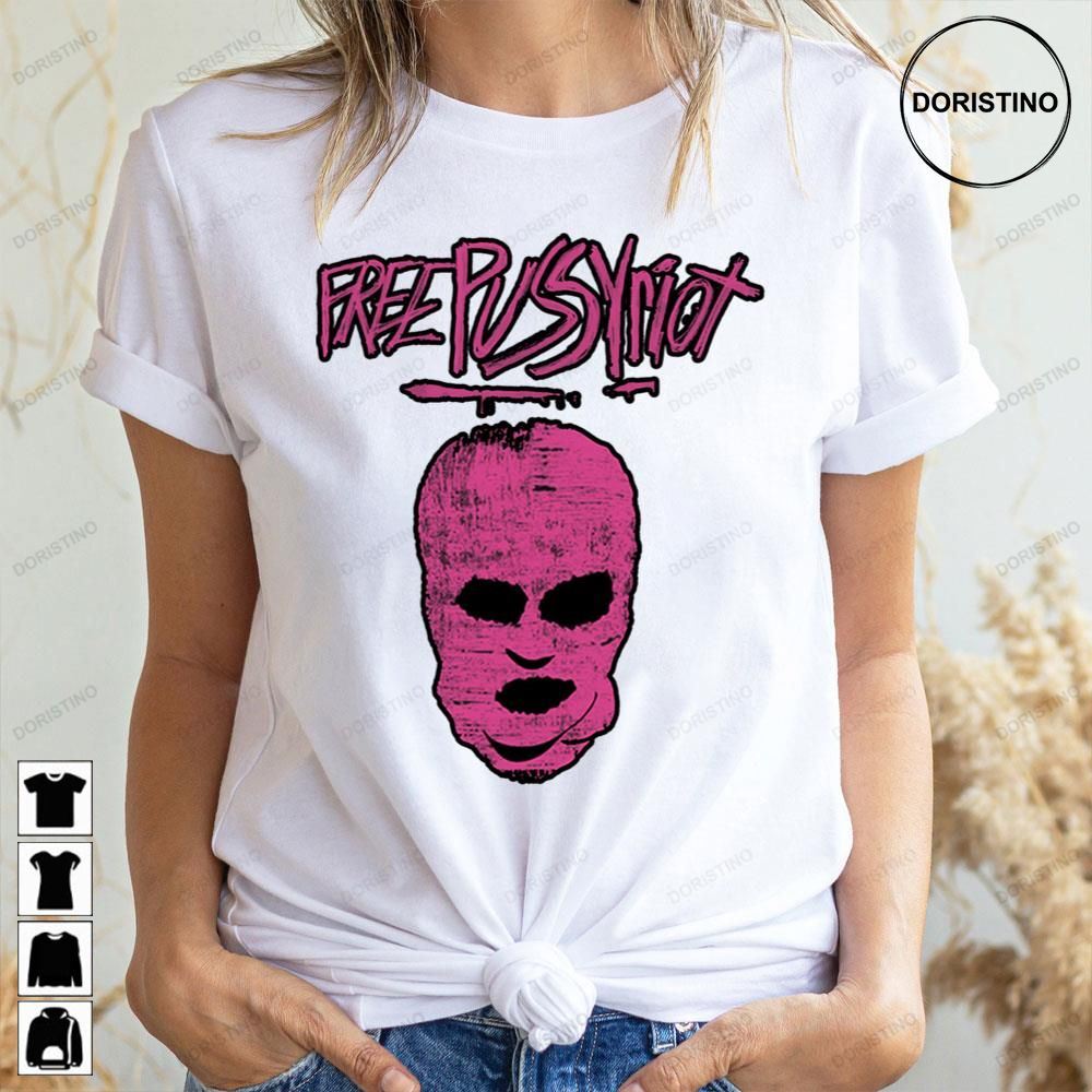 Pink Art Pussy Riot Logo Doristino Awesome Shirts