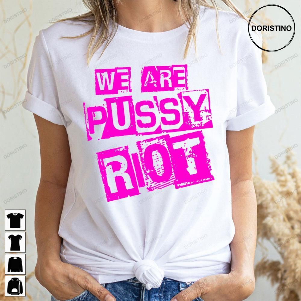 Pink Art We Are Pussy Riot Doristino Trending Style