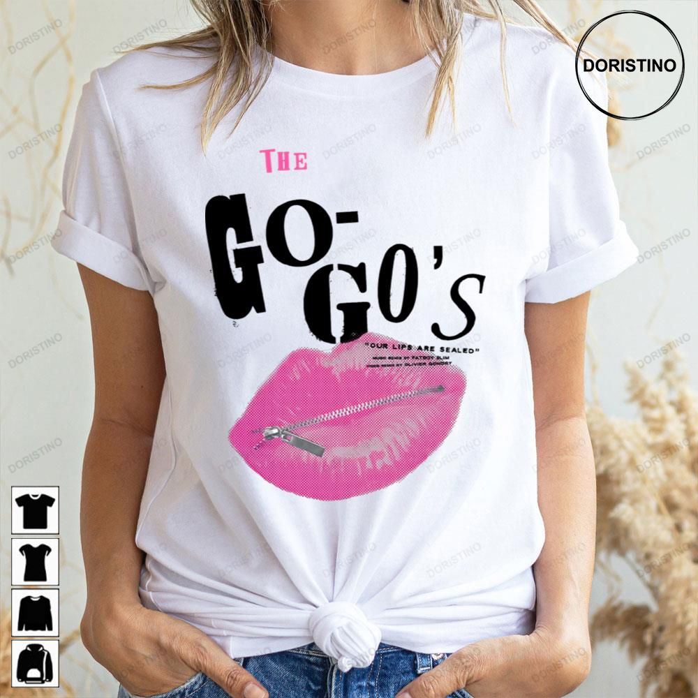 Pink Lip The Go Gos Doristino Awesome Shirts