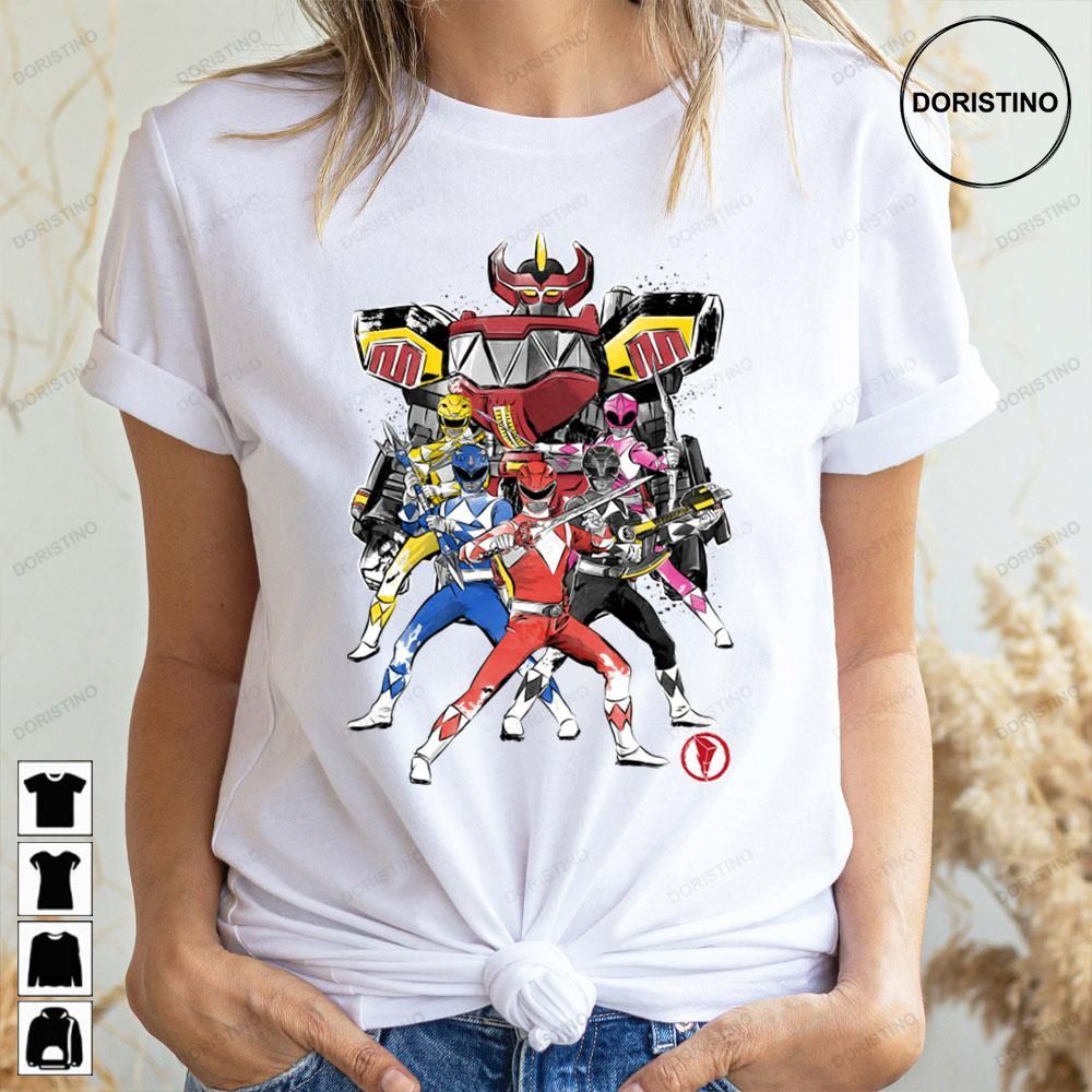 Power Rangers Sumi E Doristino Limited Edition T-shirts