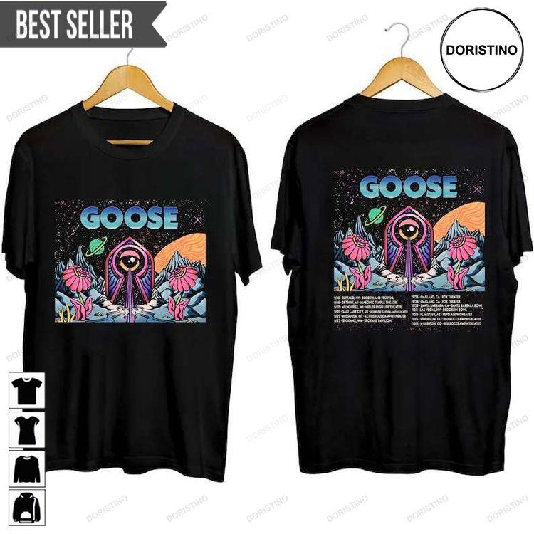 Goose Band Fall Tour 2023 Short-sleeve Sweatshirt Long Sleeve Hoodie