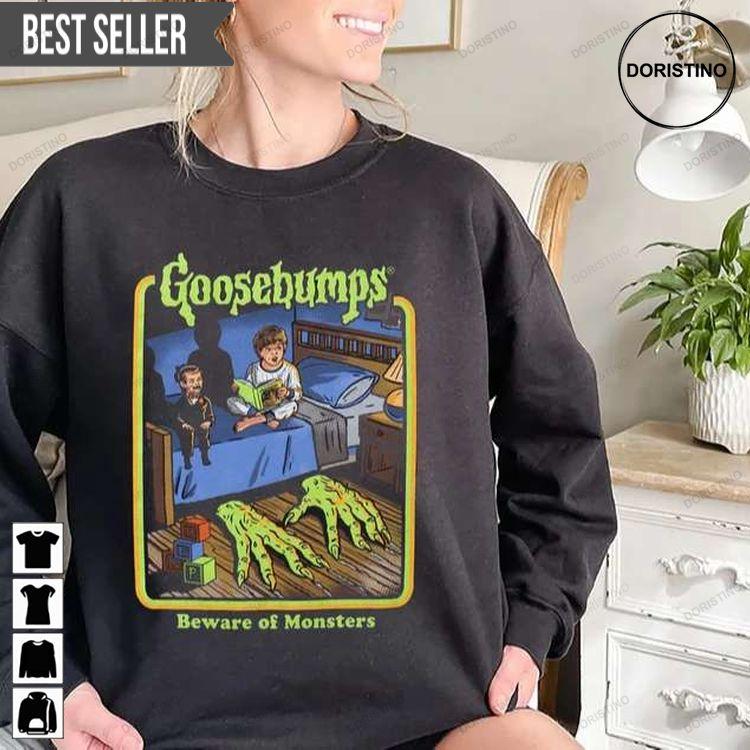 Goosebumps Beware Of Monsters Horror Movie Halloween Tshirt Sweatshirt Hoodie