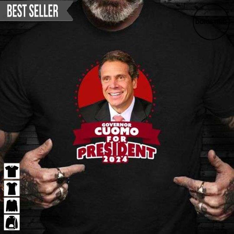 Governor Andrew Cuomo For President Political Sweatshirt Long Sleeve Hoodie