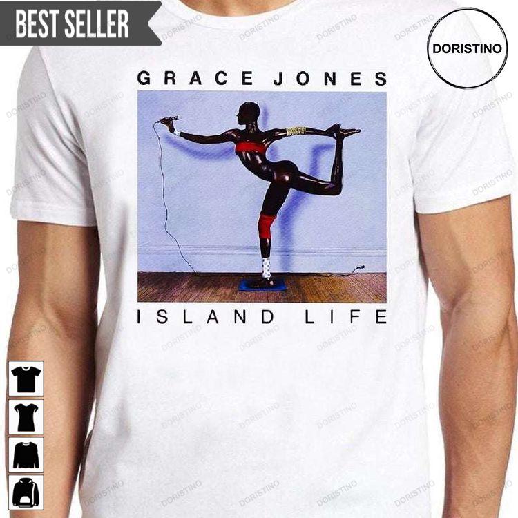 Grace Jones Island Life Model Tshirt Sweatshirt Hoodie