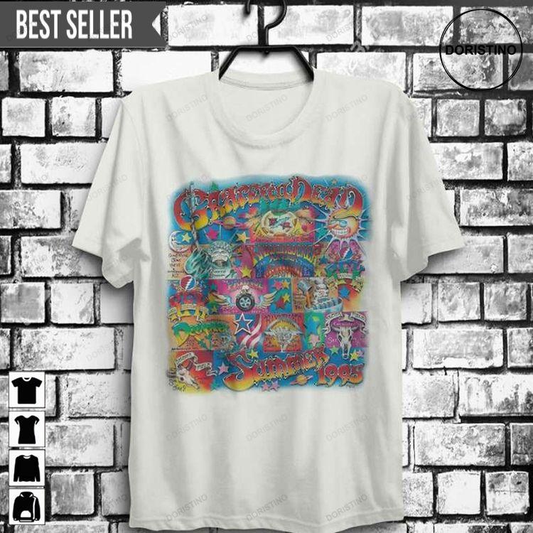 Grateful Dead 1995 Summer Tour Tshirt Sweatshirt Hoodie