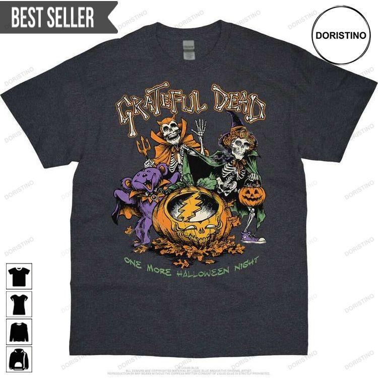 Grateful Dead Steal Your Pumpkin One More Halloween Night Tshirt Sweatshirt Hoodie