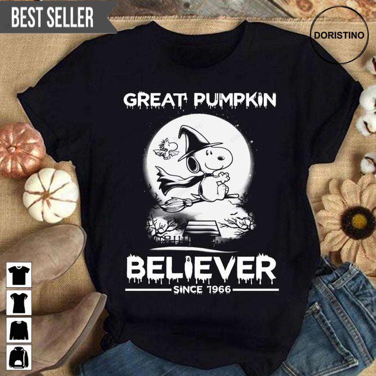 Great Pumpkin Believer Since 1966 Snoopy Sweatshirt Long Sleeve Hoodie