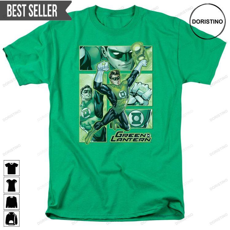 Green Lantern Panels Tshirt Sweatshirt Hoodie