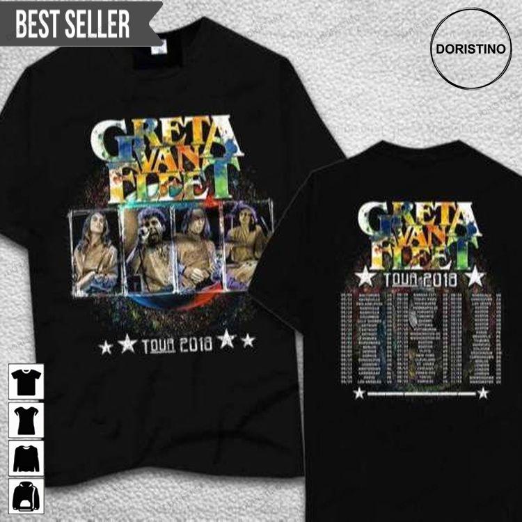 Greta Van Fleet New Tour Concert 2018 Dates Unisex Graphic Hoodie Tshirt Sweatshirt