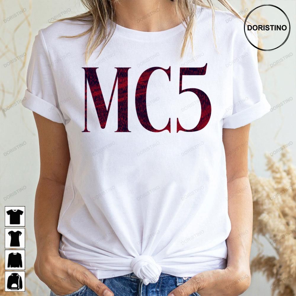 Red Simple Typography Mc5 Doristino Awesome Shirts