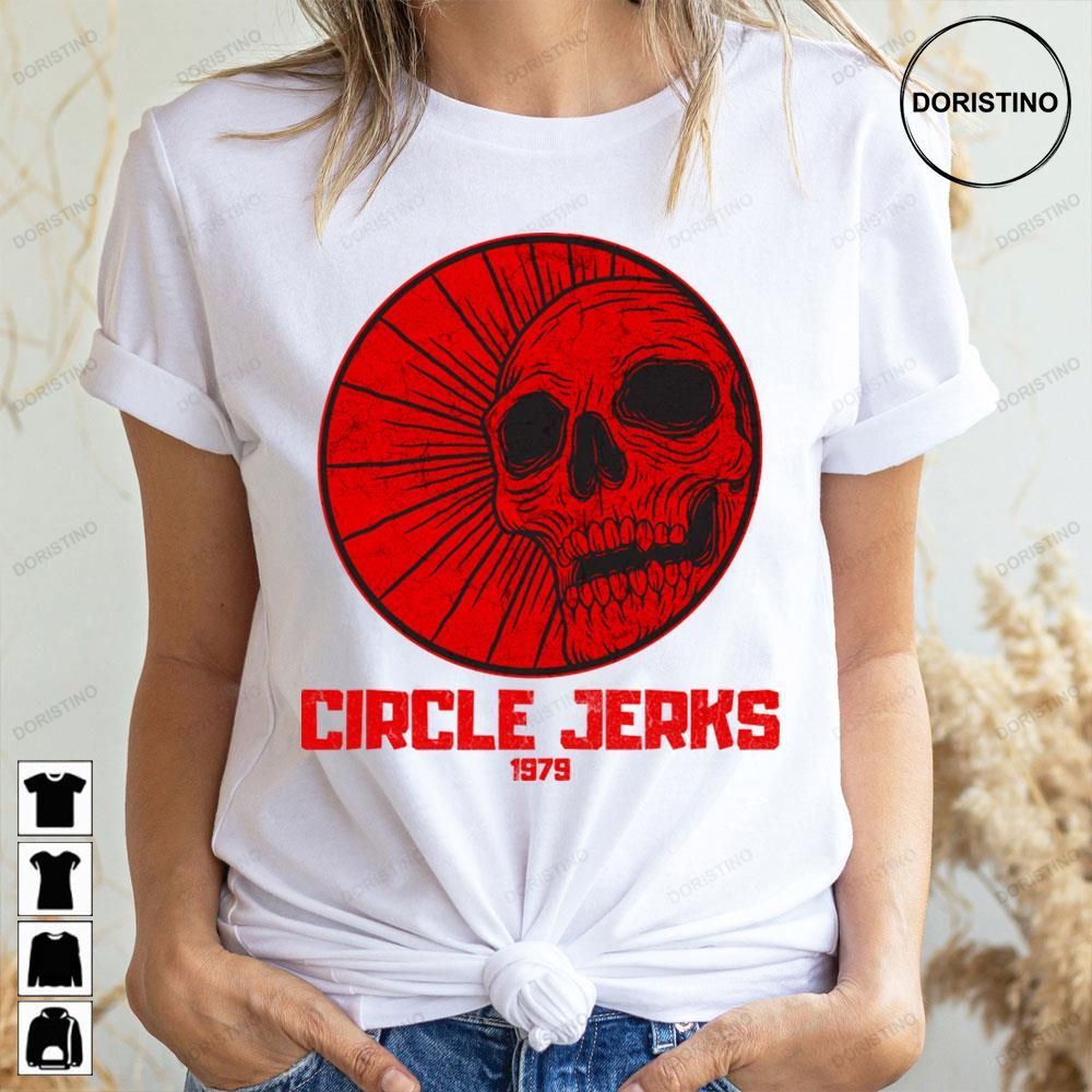 Red Skull Circle Jerks Doristino Awesome Shirts