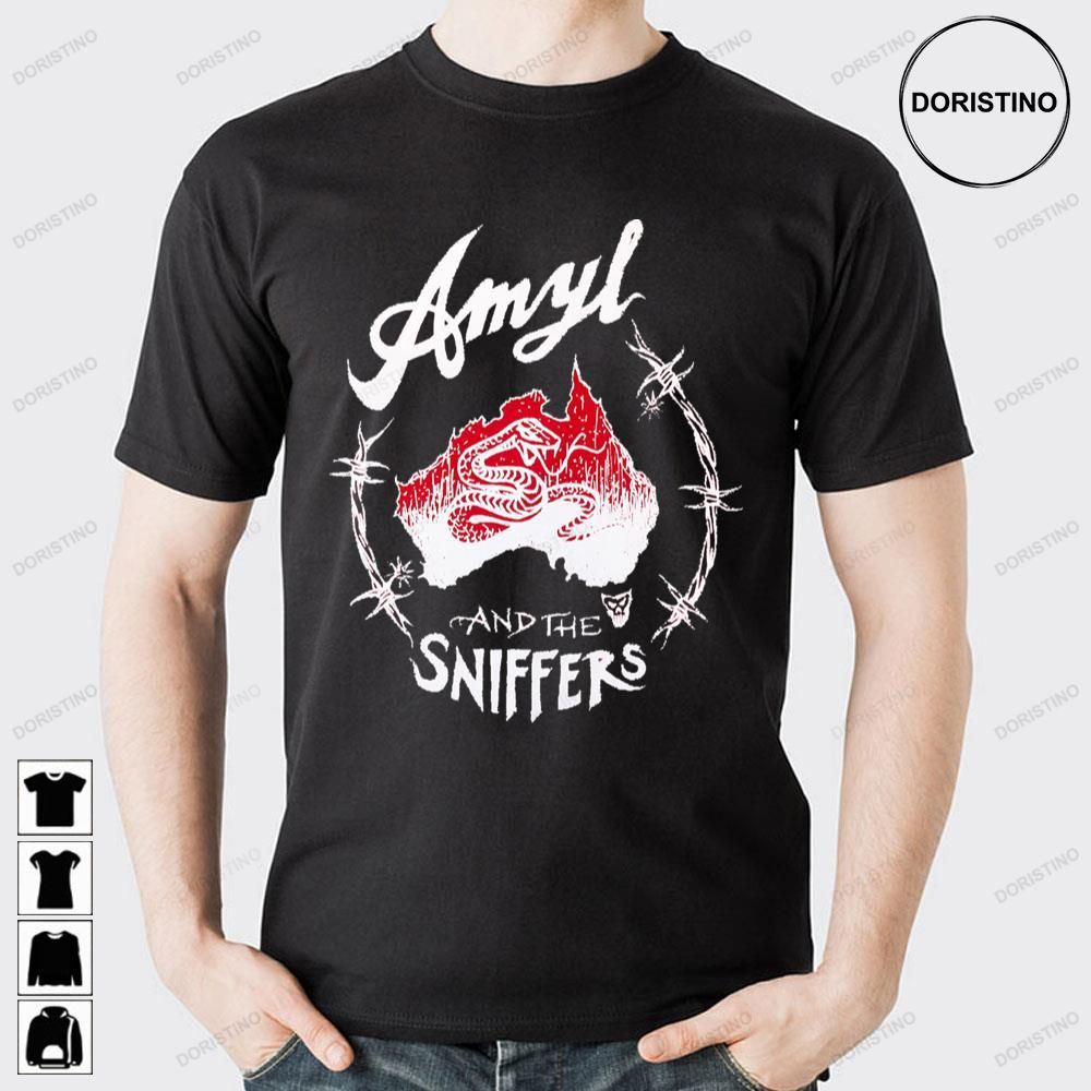 Red Snake Amyl And The Sniffers Doristino Awesome Shirts