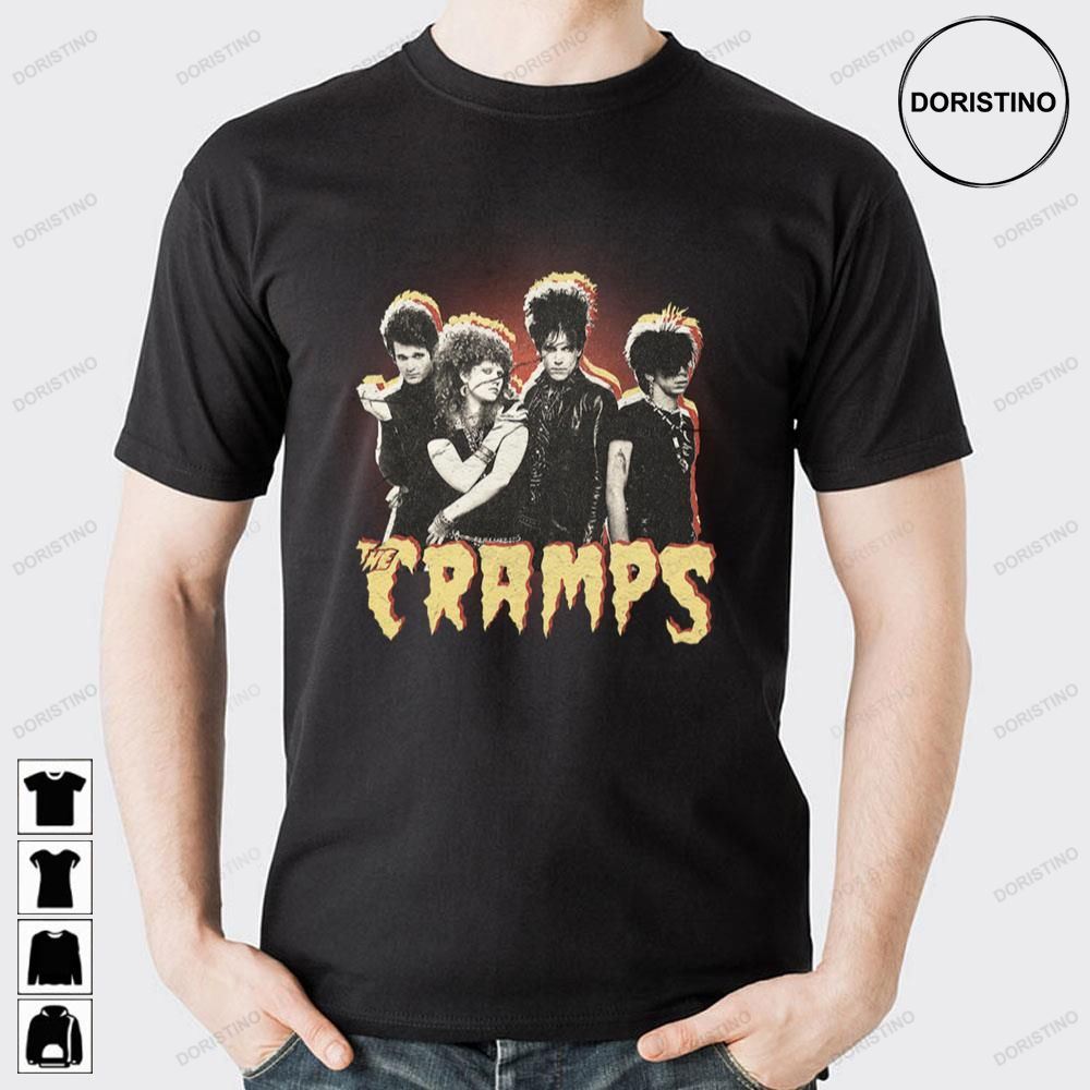 Retro Art All Member The Cramps Band Music Doristino Limited Edition T-shirts