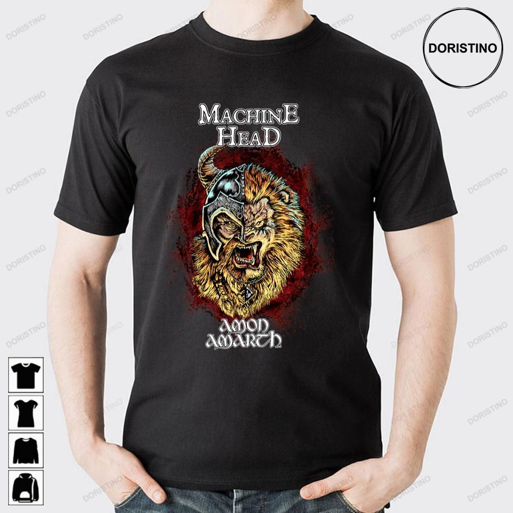 Retro Art Amon Amarth Machine Head Doristino Awesome Shirts