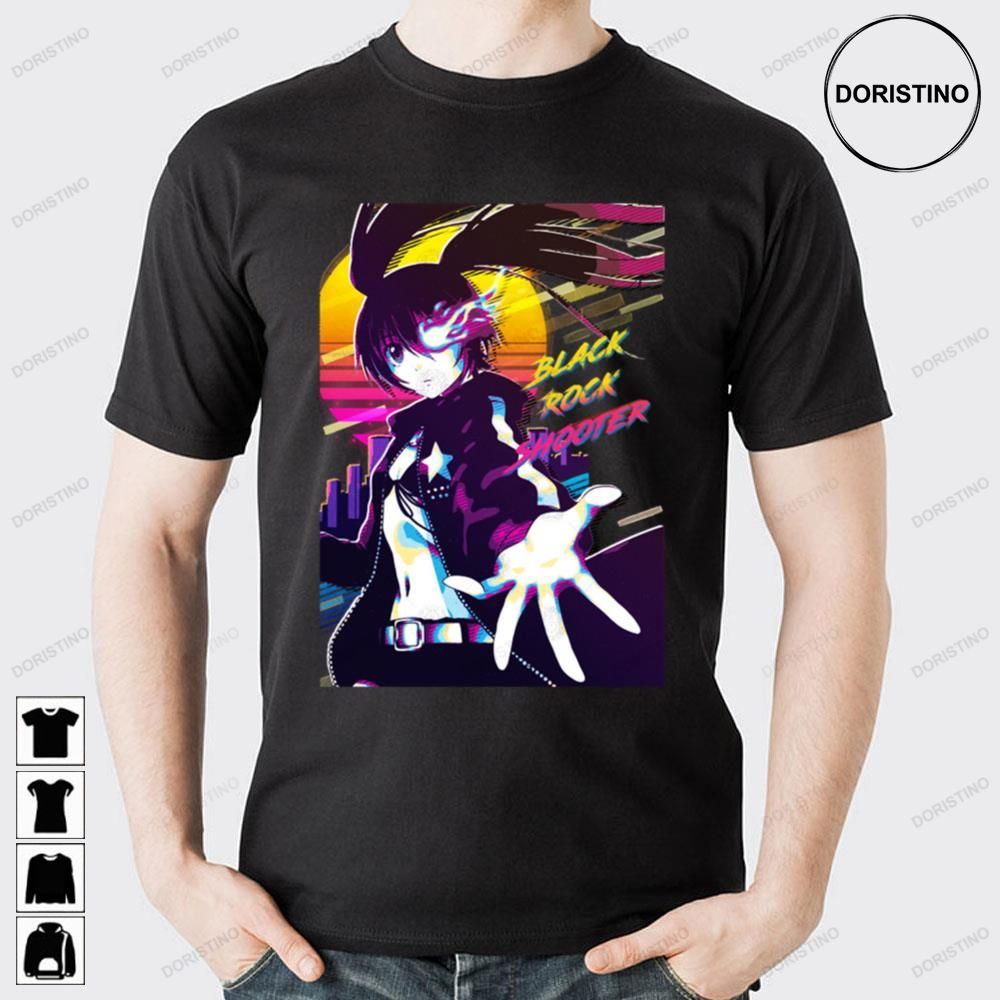 Retro Art Boy Black Rock Shooter Doristino Awesome Shirts