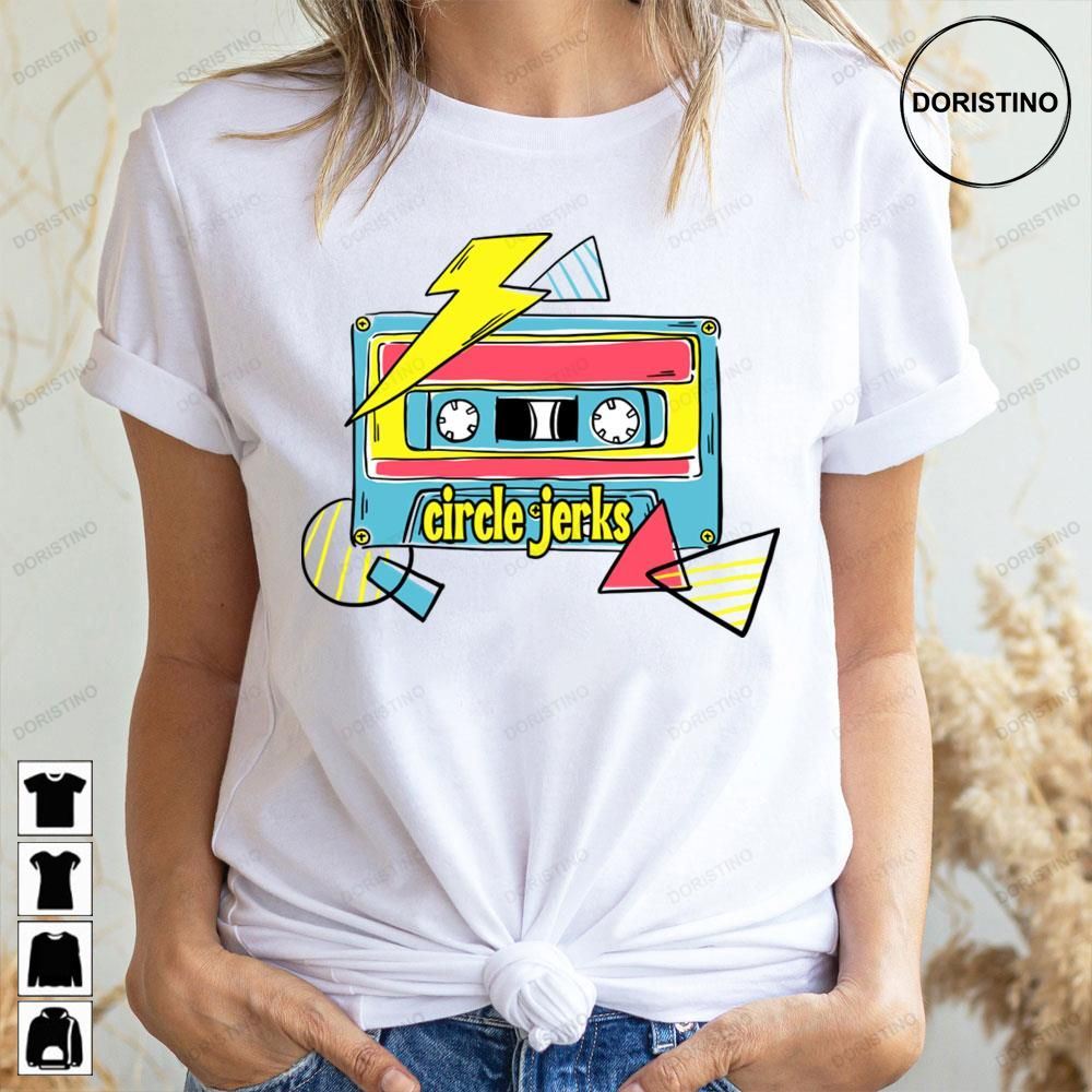 Retro Art Cassette Circle Jerks Doristino Awesome Shirts