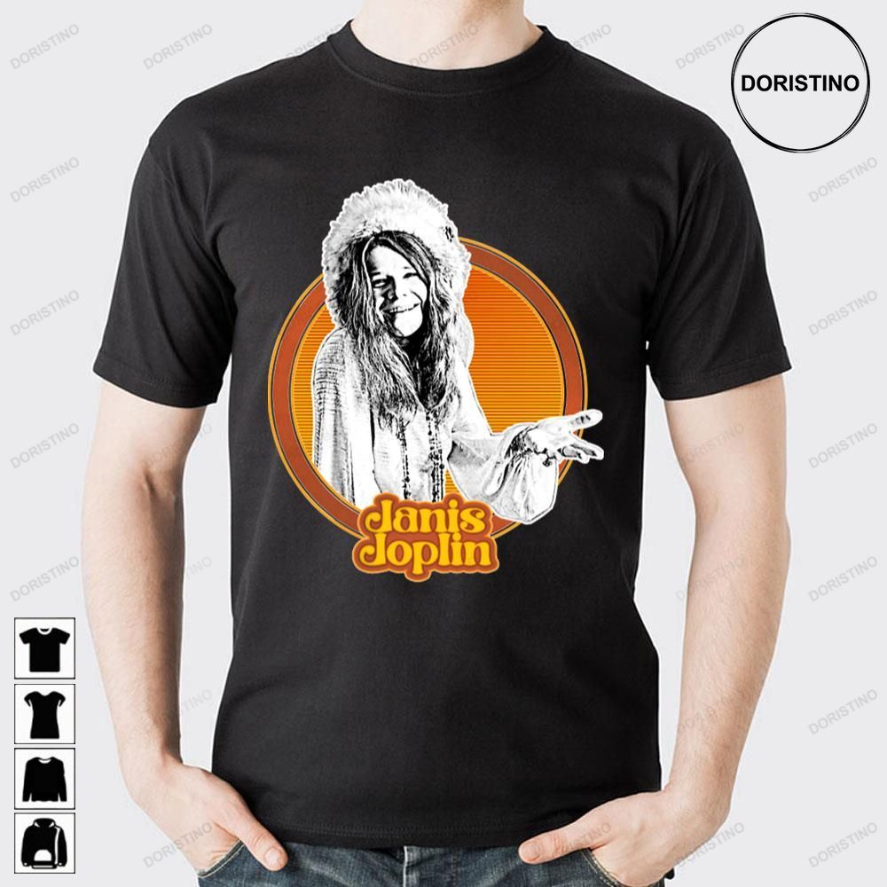Retro Art Circle Janis Joplin Doristino Awesome Shirts