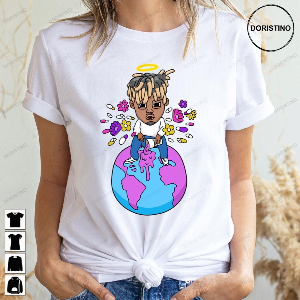 Retro Art Color Juice Wrld Doristino Limited Edition T-shirts