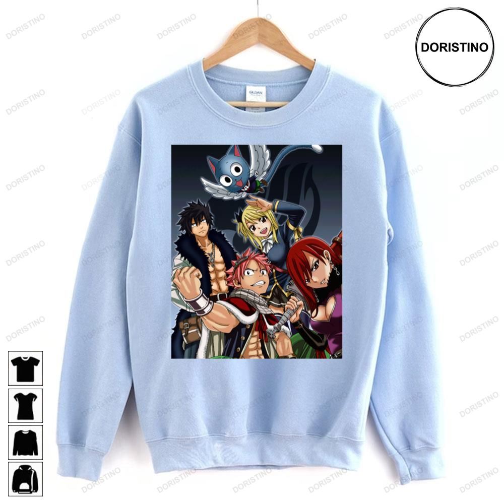 Retro Art Fairy Tail Anime Doristino Limited Edition T-shirts