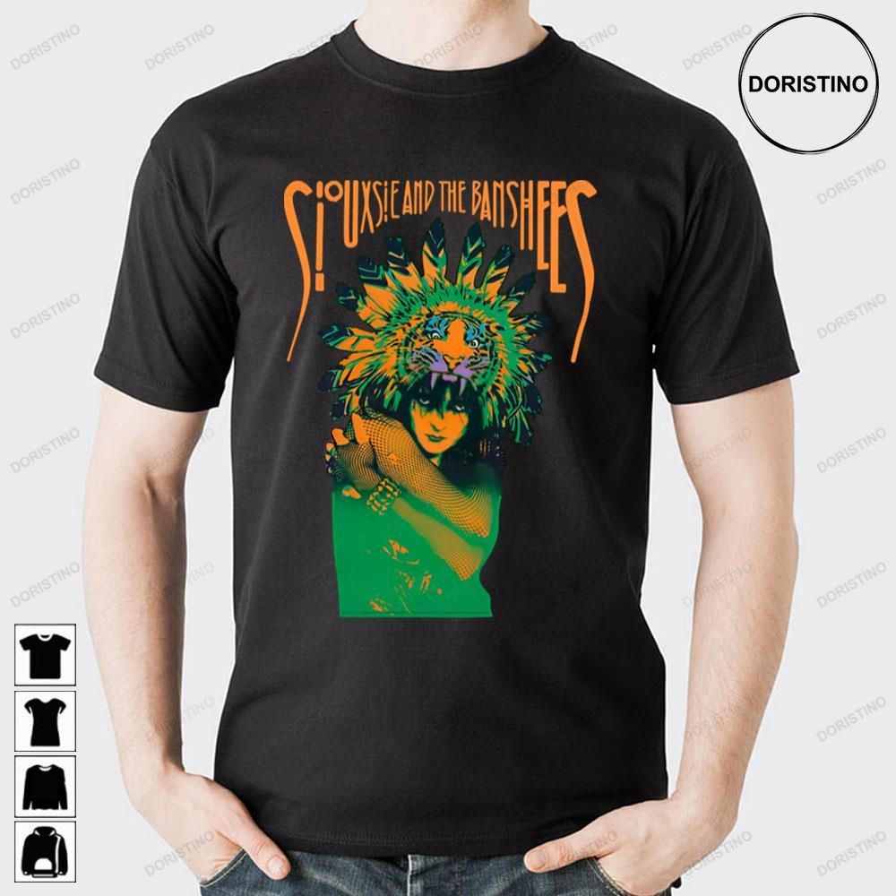 Retro Art Girl Nature Siouxsie And The Banshees Doristino Limited Edition T-shirts