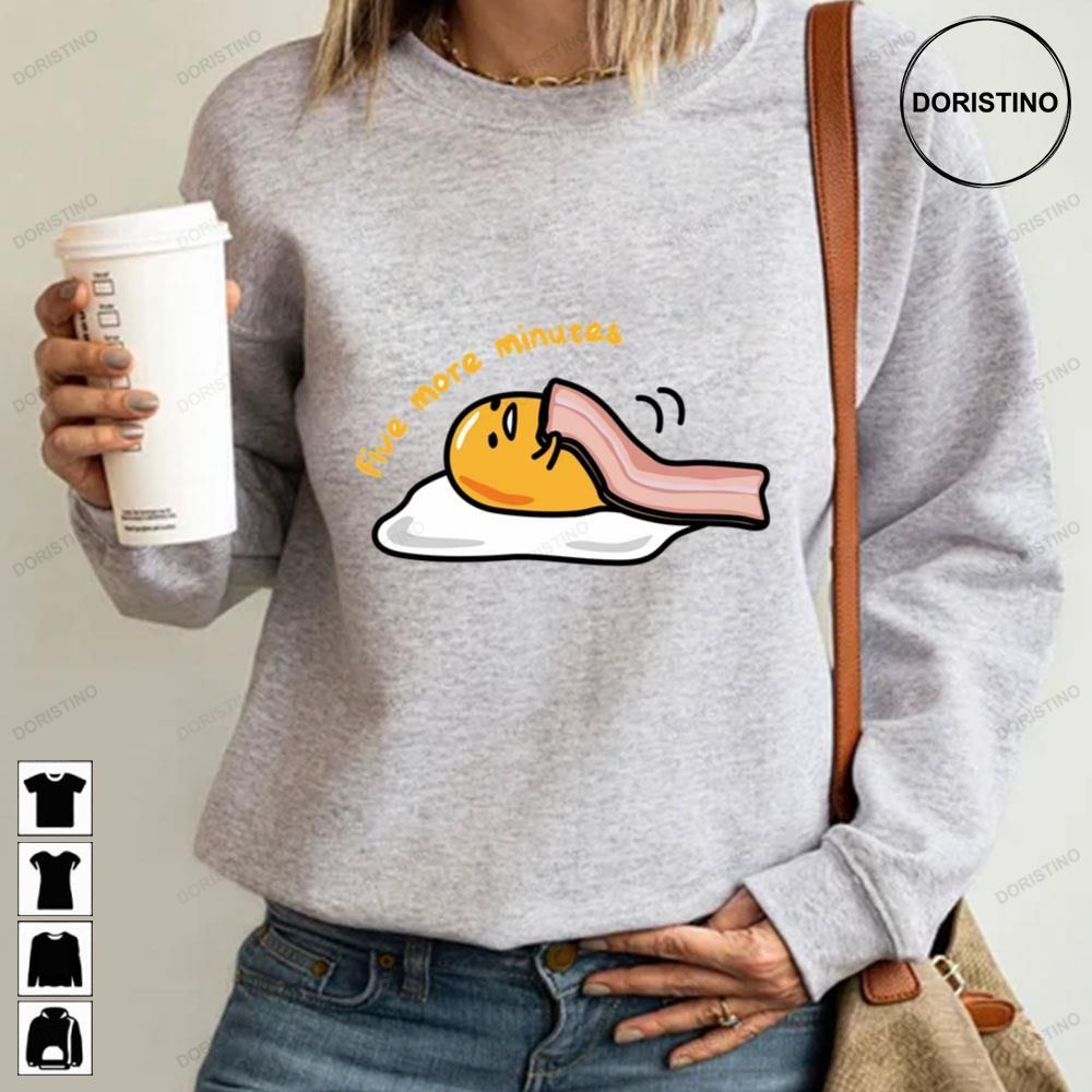 Five More Minutes Gudetama An Eggcellent Adventure Movie 2022 Limited Edition T-shirts