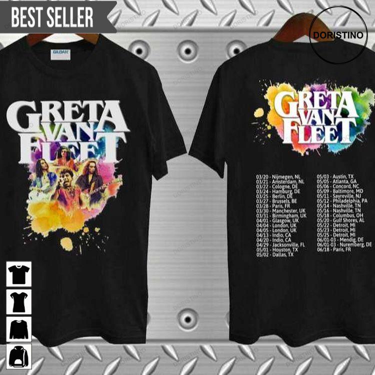 Greta Van Fleet Tour Concert Hoodie Tshirt Sweatshirt