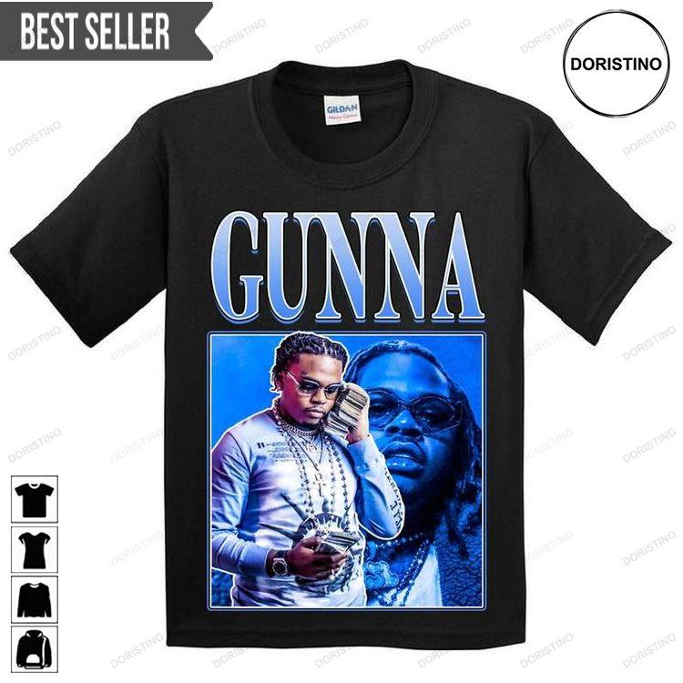 Gunna Rapper Vintage Black Tshirt Sweatshirt Hoodie