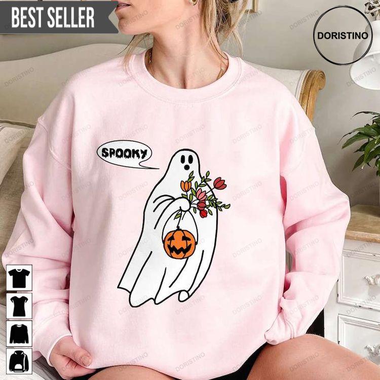 Halloween Ghost Halloween Sweatshirt Long Sleeve Hoodie