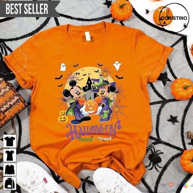 Halloween Mickey And Minnie Disney Hoodie Tshirt Sweatshirt