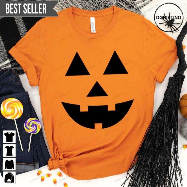 Halloween Pumpkin Face Hoodie Tshirt Sweatshirt