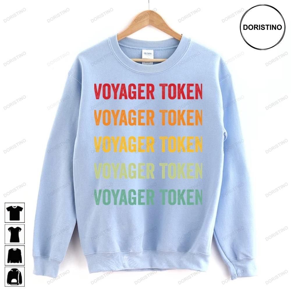 Rainbow Text Voyager Doristino Limited Edition T-shirts
