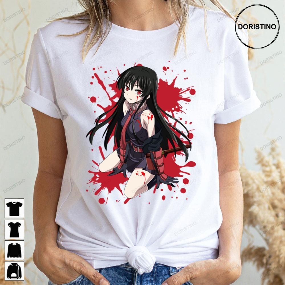 Red Art Akame Ga Kill Anime Style Doristino Trending Style